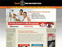 Tablet Screenshot of phoenixhomeimprovementcenter.com